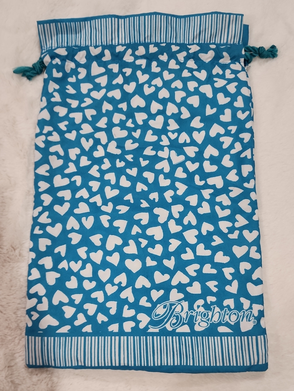 Brighton Dust Bag Drawstring Bag Bright, Soft Fabric 9" x 14-1/2"